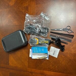 Wahl Extreme Grip Pro MC3 Hair Clipper Set Guards Comb Scissors Case